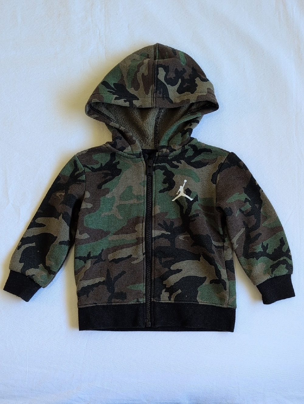 nike air jordan camo zip-up hoodie sweatshirt 12 months baby boy